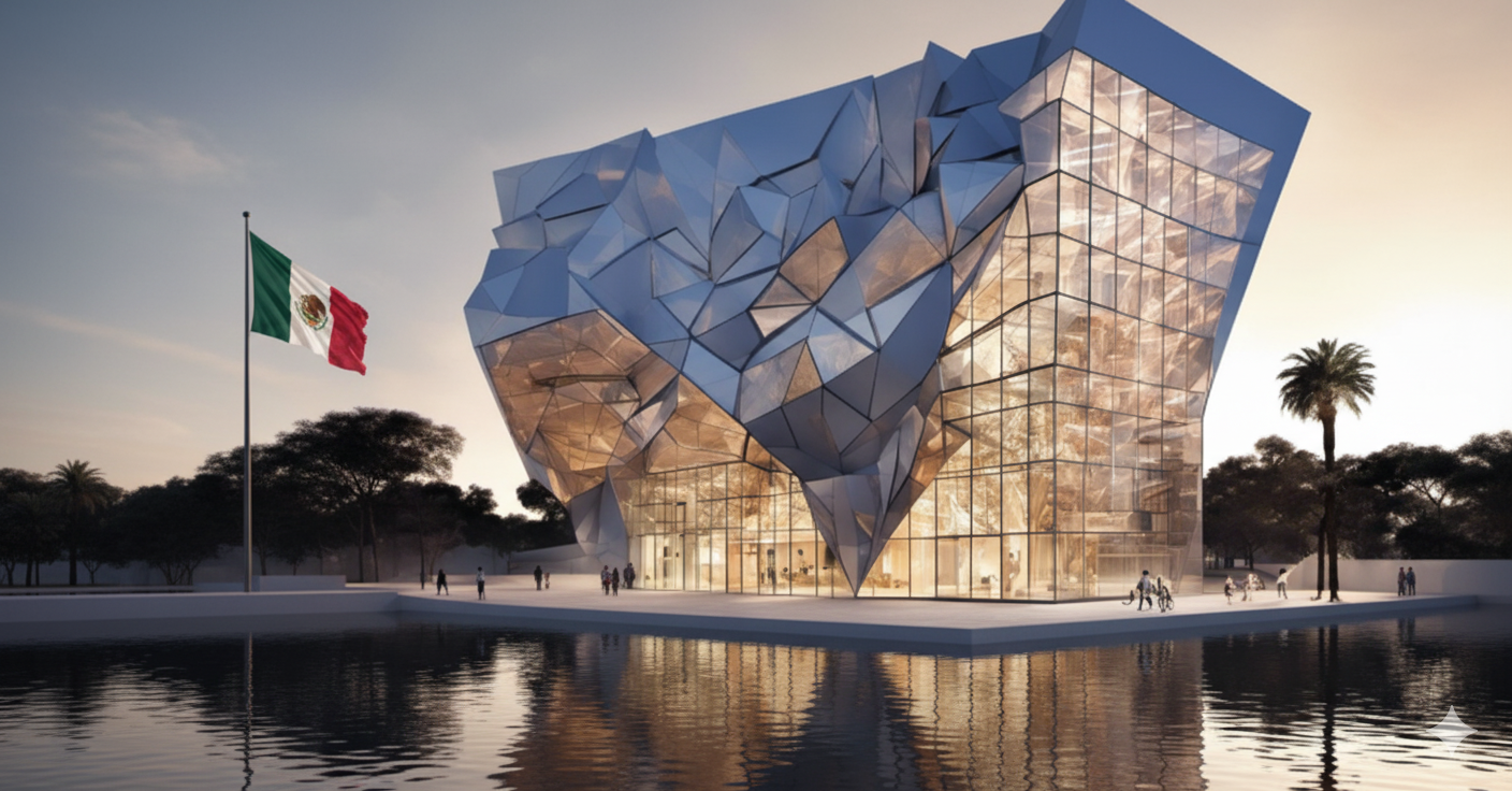 Concepto arquitectónico del Museo de la Antártida